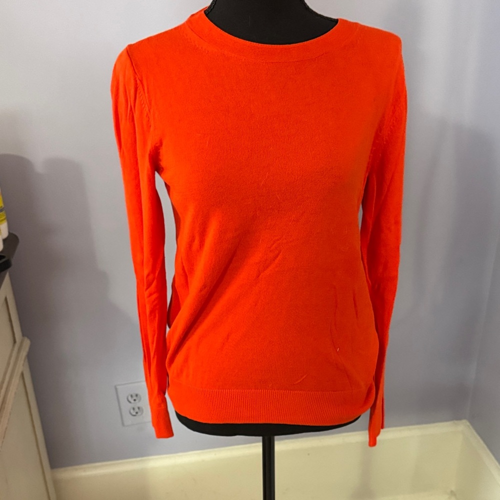 Banana Republic Orange Crew Neck Sweater